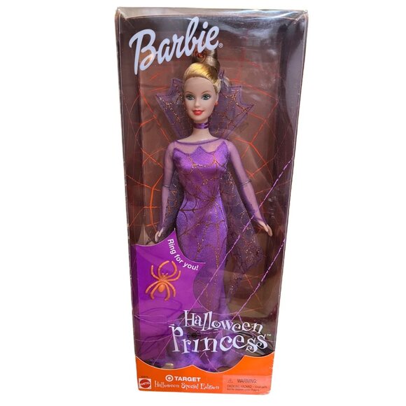 NIB 2001 Barbie Halloween Princess Doll Target Exclusive Special Edition Purple - Picture 1 of 6
